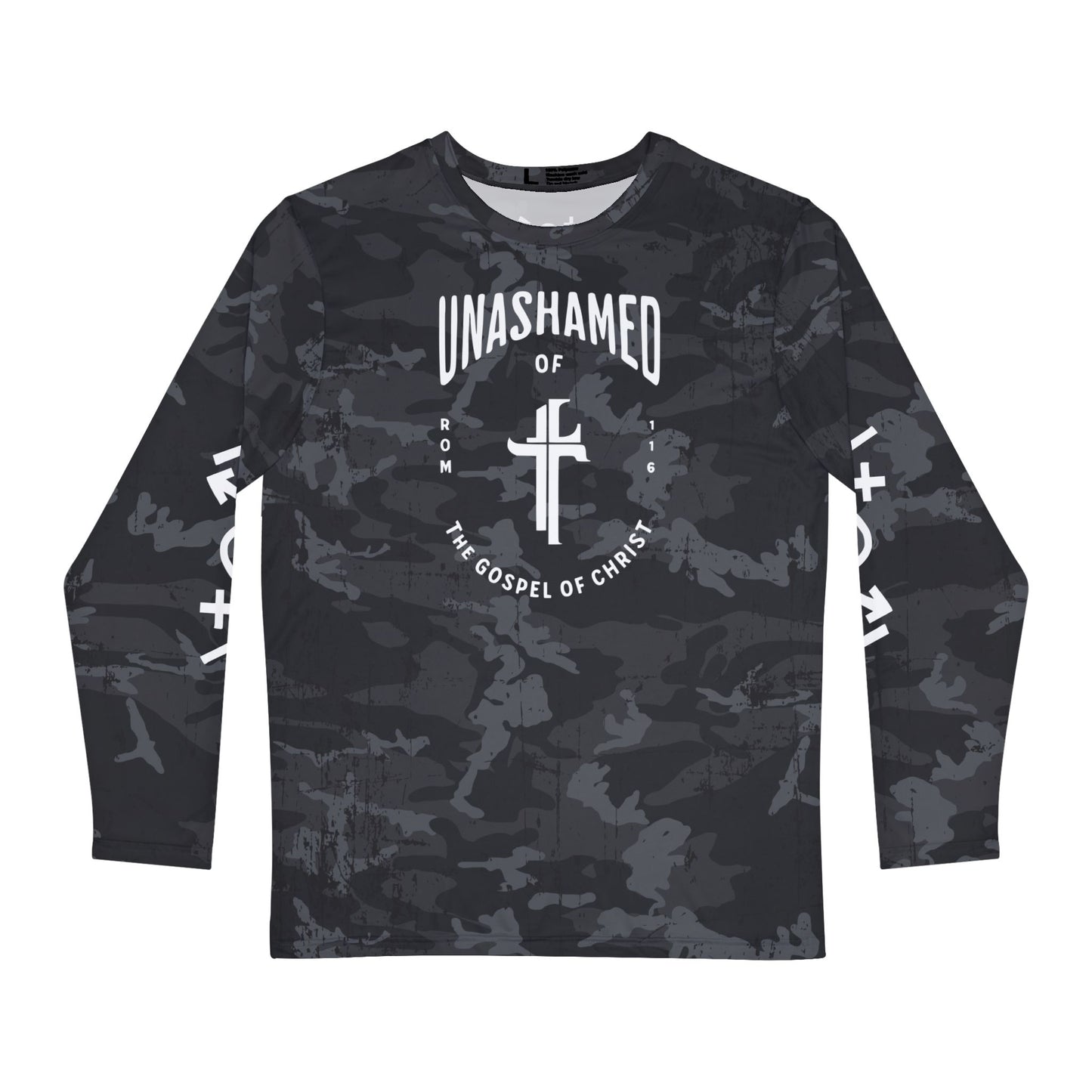 Unashamed Black Camo Long Sleeve Shirt