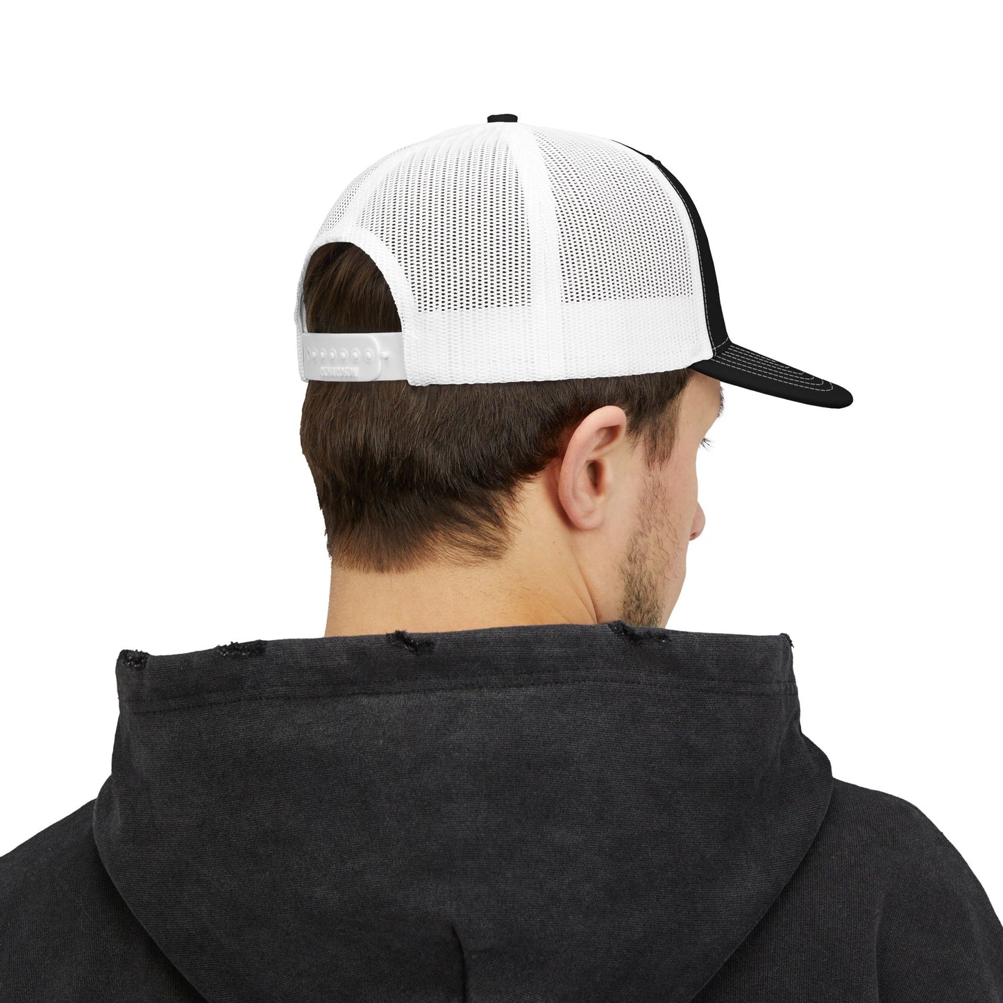Romans 1:16 Unashamed Shield Hat (White Logo)