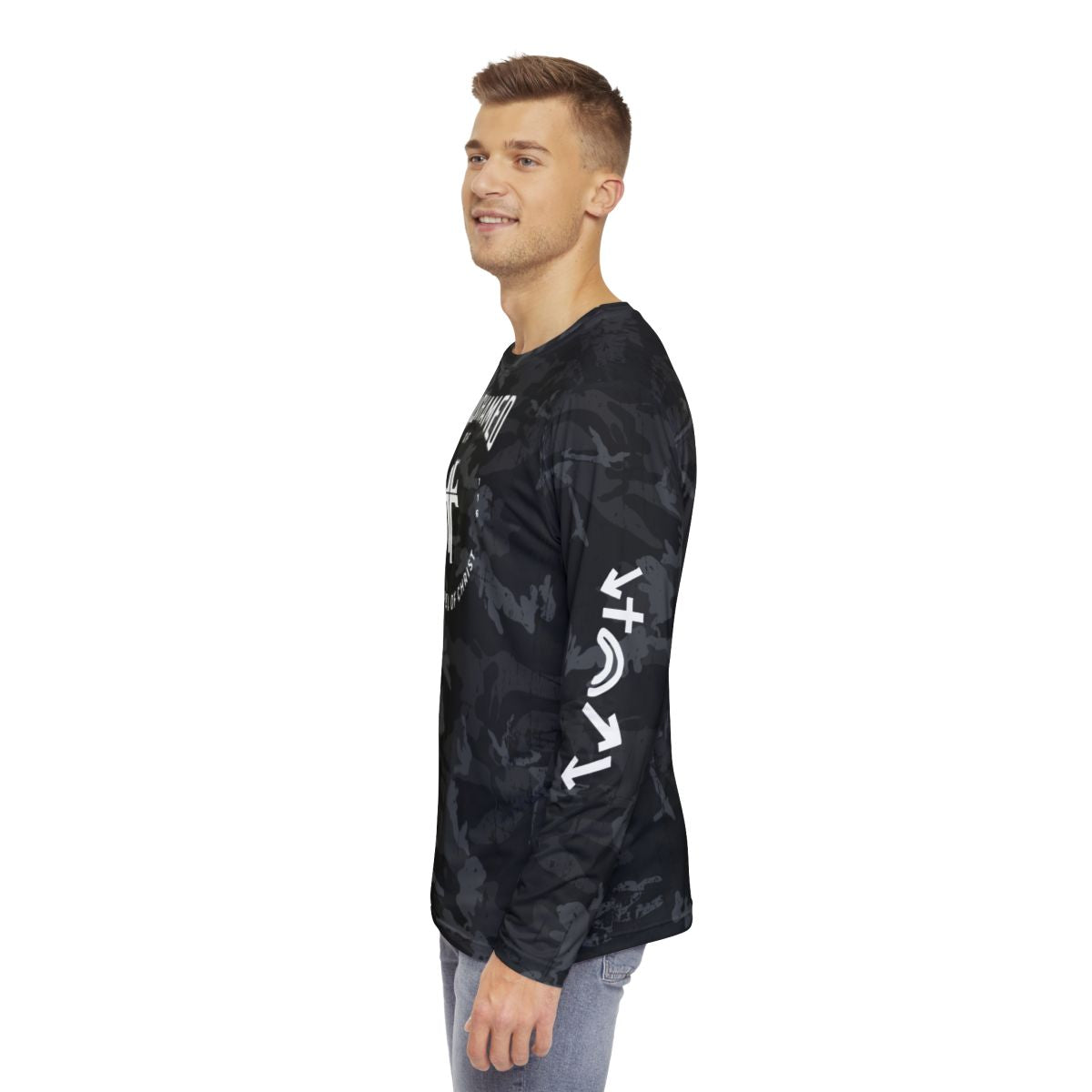 Unashamed Black Camo Long Sleeve Shirt