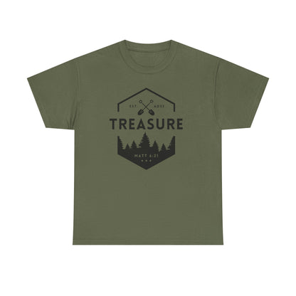 Treasure T-shirt | Matthew 6:21 - 3x, 4x, 5x Plus Sizes