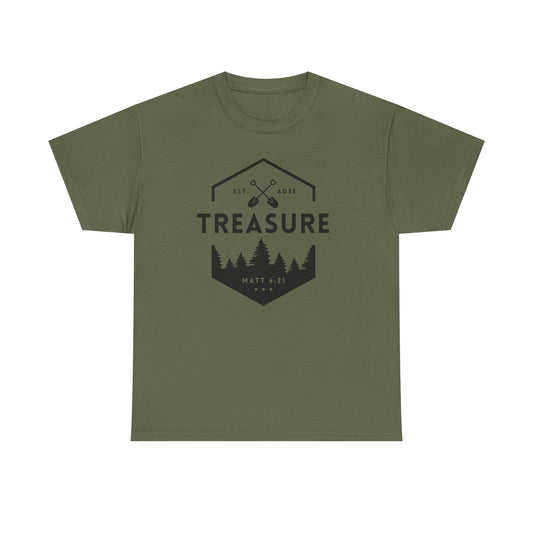 Treasure T-shirt | Matthew 6:21 - 3x, 4x, 5x Plus Sizes