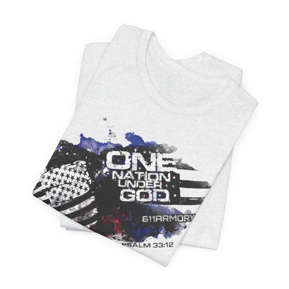 One Nation Under God Shirt - Watercolor edition