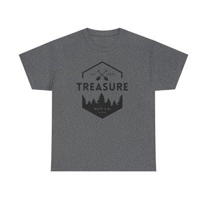 Treasure T-shirt | Matthew 6:21 - 3x, 4x, 5x Plus Sizes