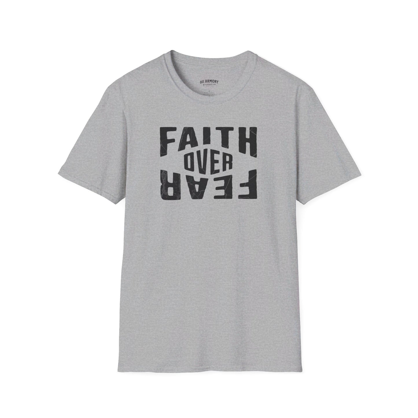 Faith Over Fear - Distressed T-shirt