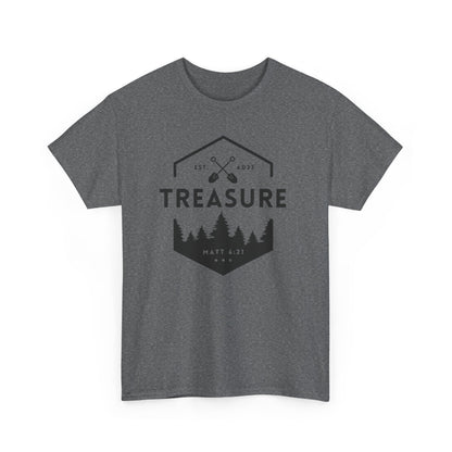 Treasure T-shirt | Matthew 6:21 - 3x, 4x, 5x Plus Sizes