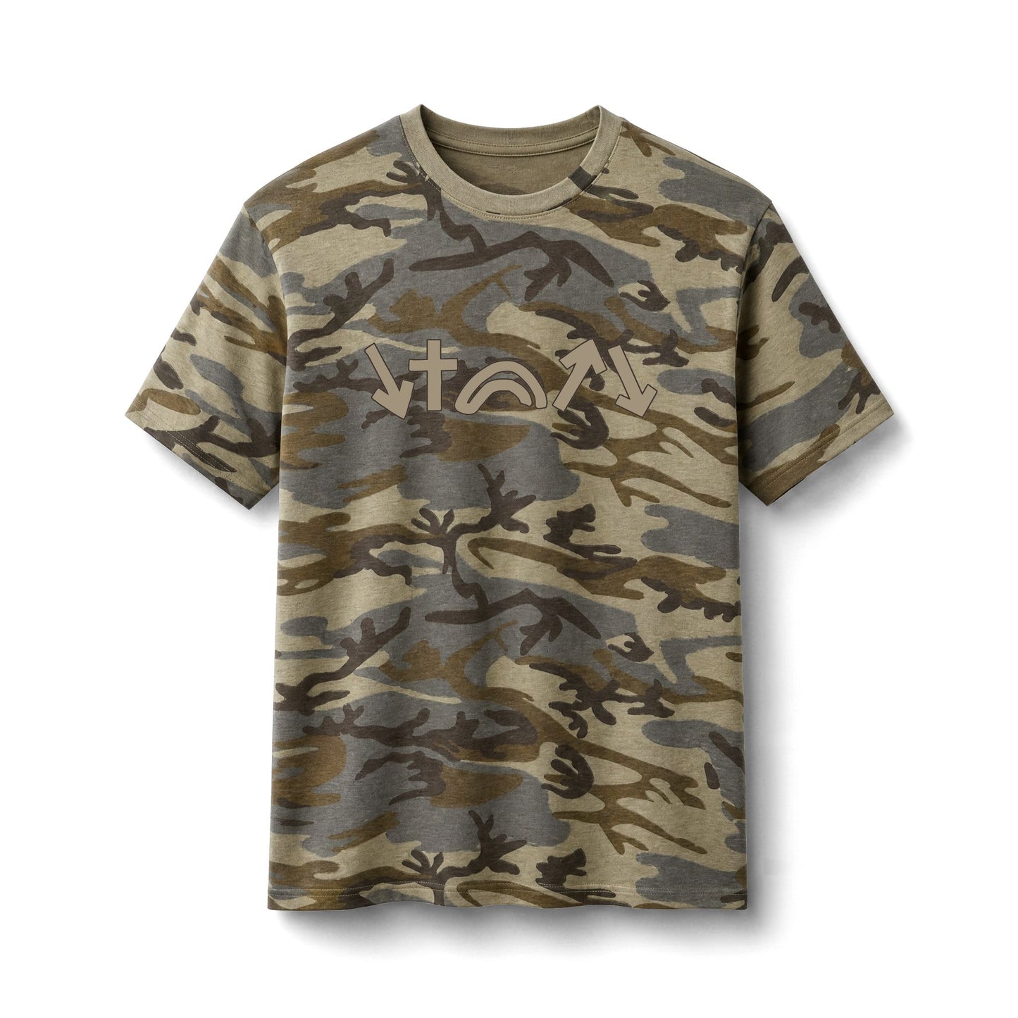 Desert Camo Gospel Symbols Shirt