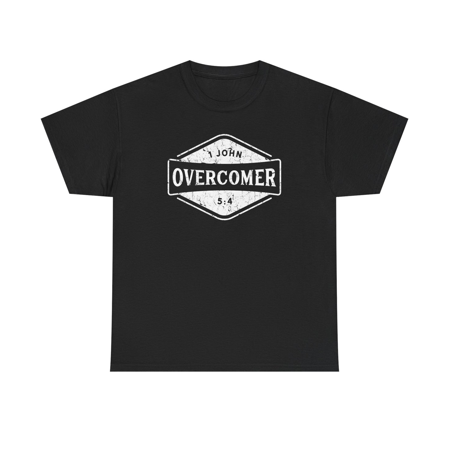 Overcomer T-shirt (1 John 5:4) - 3x, 4x, 5x Sizes