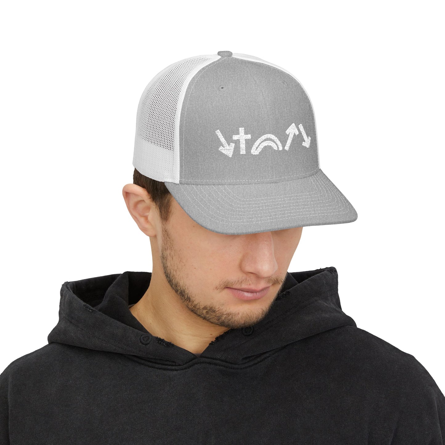 5 Gospel Symbols Trucker Hat  (White Symbols Edition)