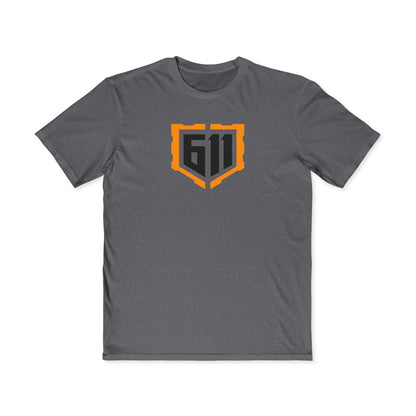 611 Armory Shield Tee - Charcoal Heather Gray