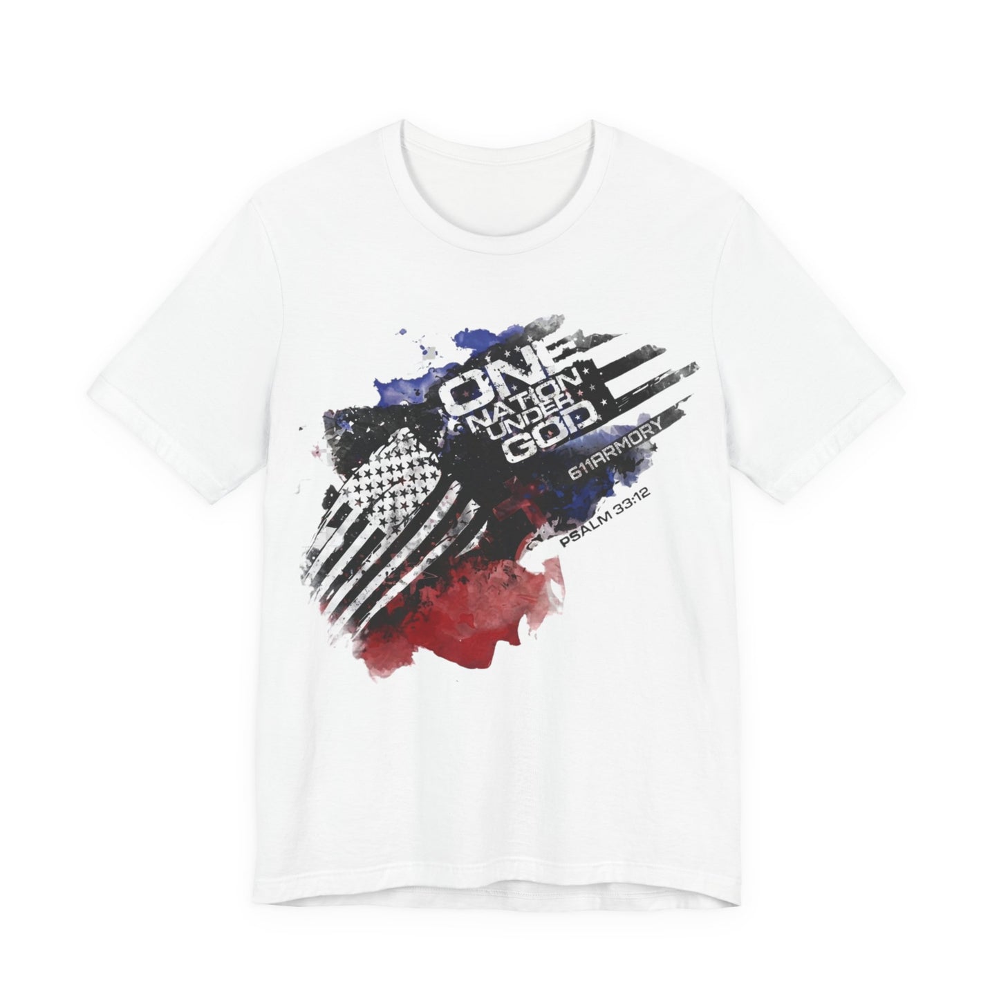 One Nation Under God Shirt - Watercolor edition