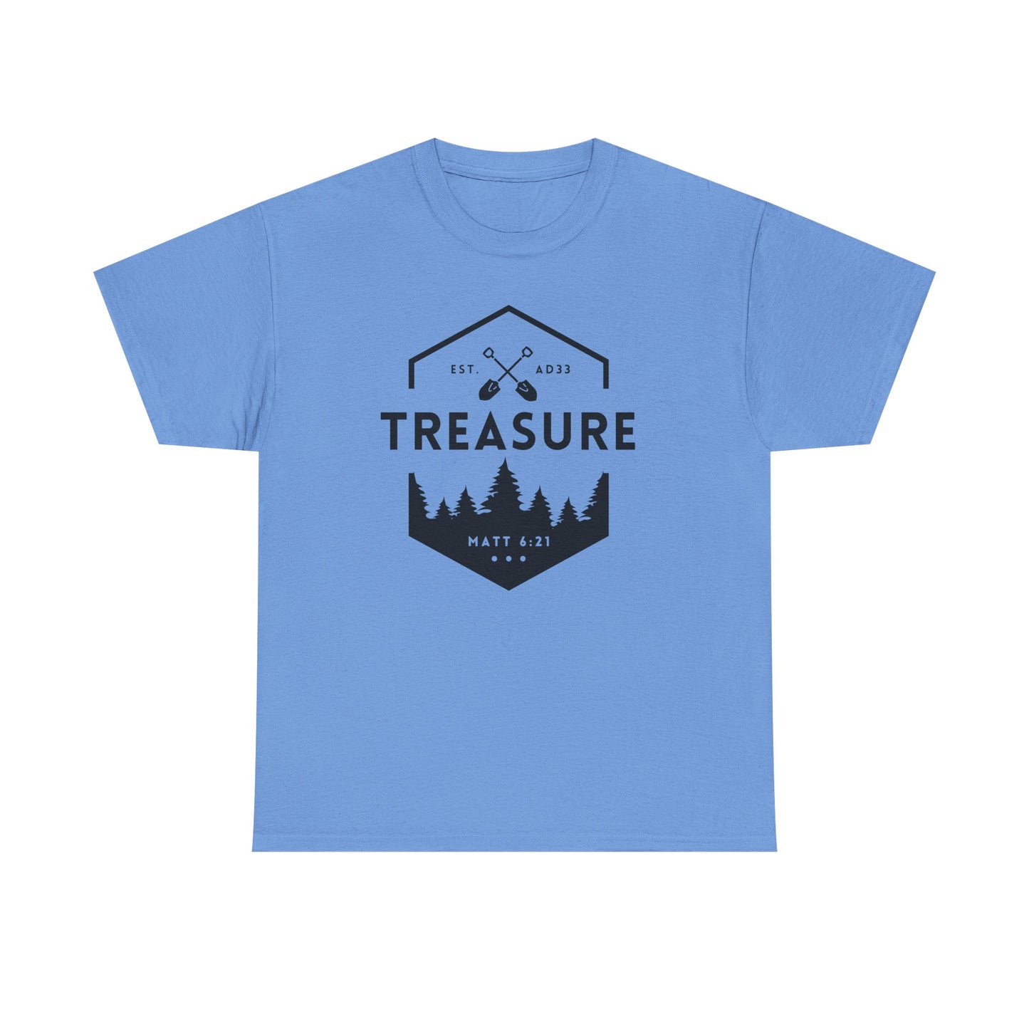 Treasure T-shirt | Matthew 6:21 - 3x, 4x, 5x Plus Sizes