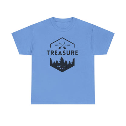 Treasure T-shirt | Matthew 6:21 - 3x, 4x, 5x Plus Sizes