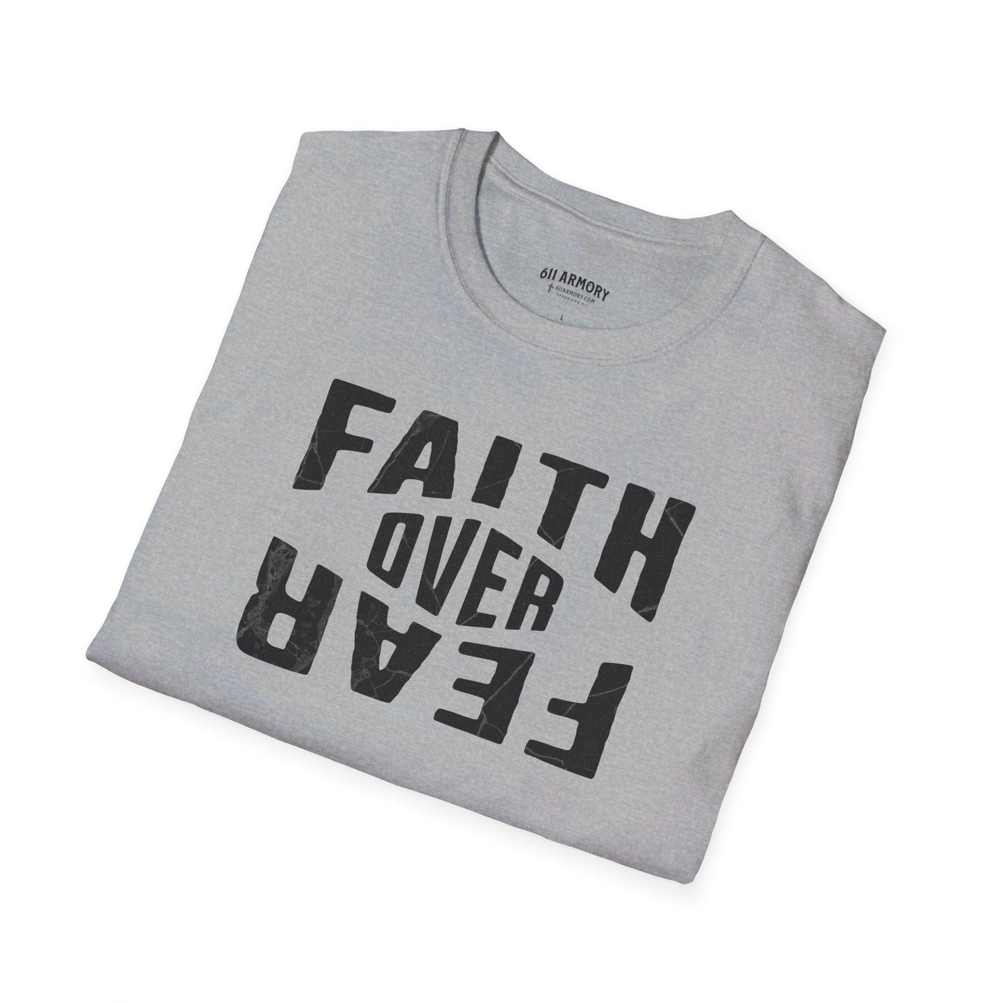 Faith Over Fear - Distressed T-shirt