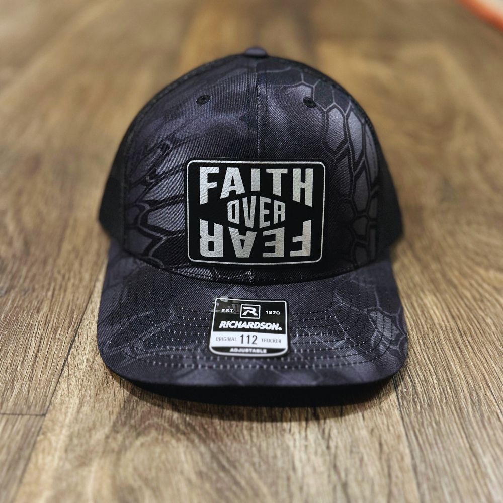 Faith Over Fear Hat | Black