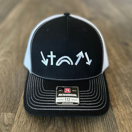 5 Gospel Symbols Hat | Black and White V2