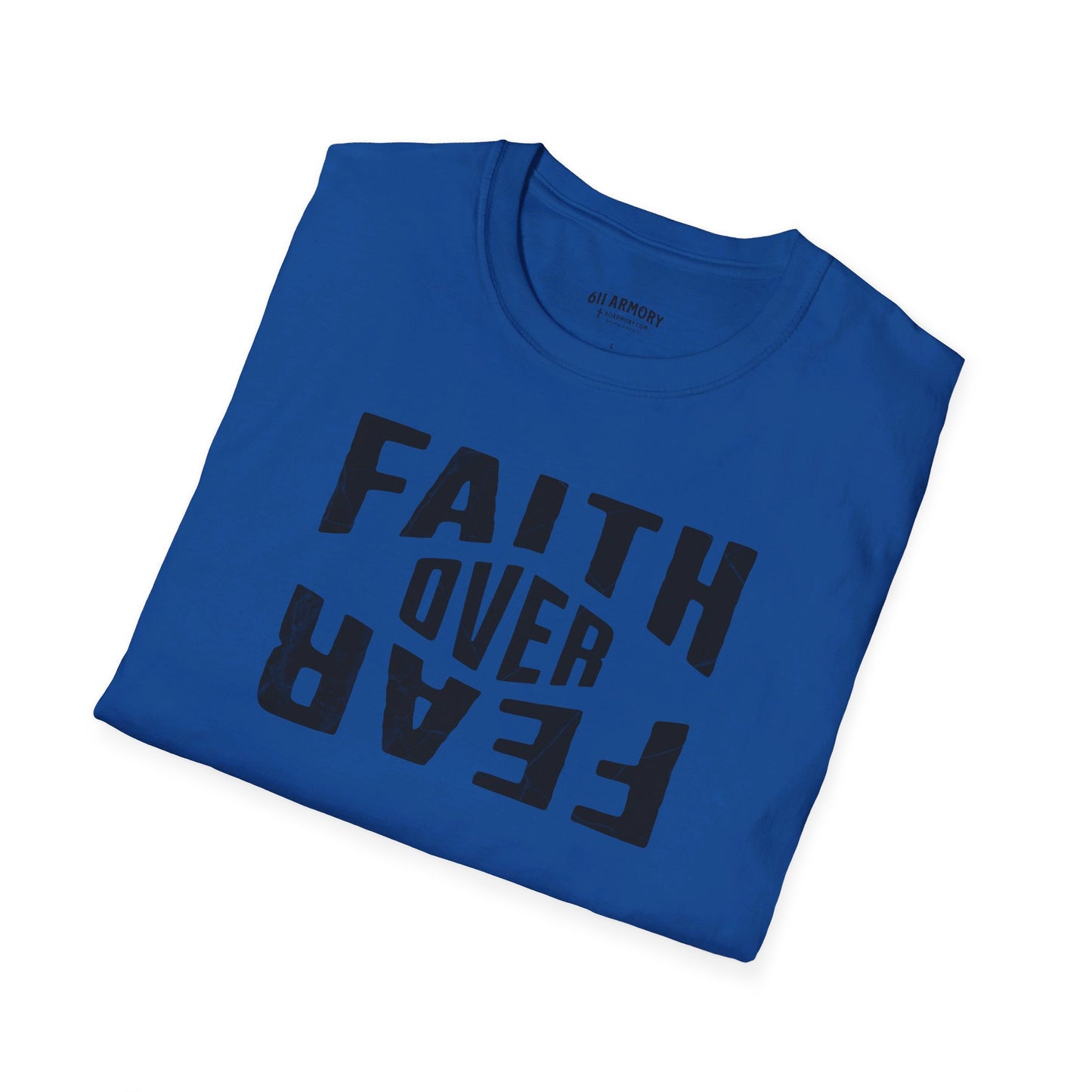 Faith Over Fear - Distressed T-shirt