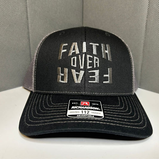 Faith Over Fear Hat | Black