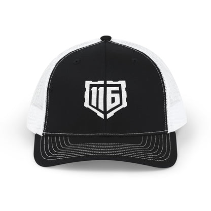 Romans 1:16 Unashamed Shield Trucker Hat