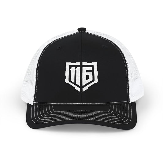 Romans 1:16 Unashamed Shield Trucker Hat