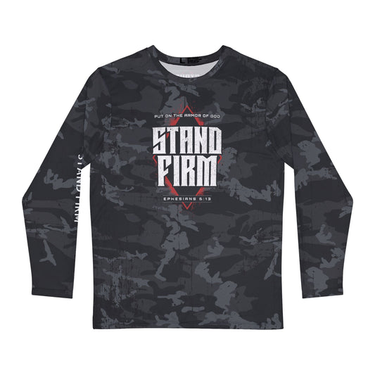 Stand Firm Black Camo Long Sleeve Shirt