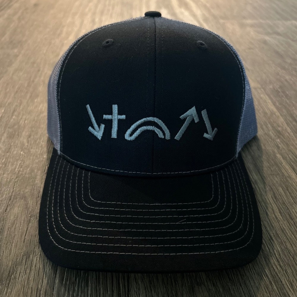 5 Gospel Symbols Hat  Black & Charcoal