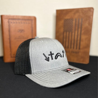 5 Gospel Symbols Hat  Gray & Black