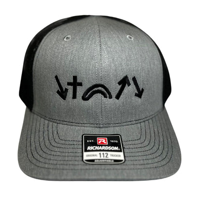 5 Gospel Symbols Hat  Gray & Black
