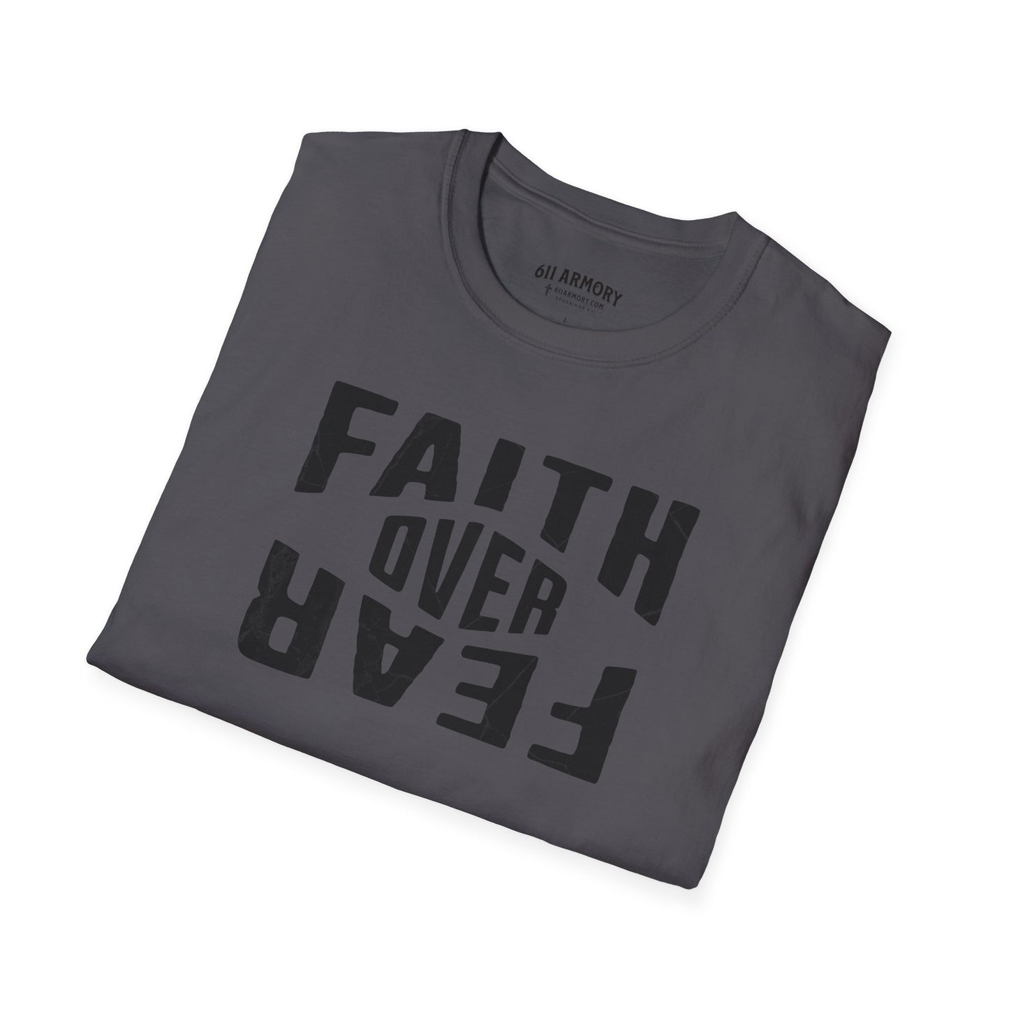 Faith Over Fear - Distressed T-shirt