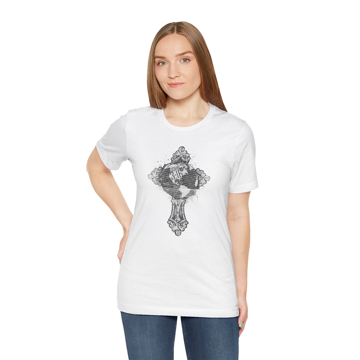 John 3:16 Shirt - Women's Cross Edition