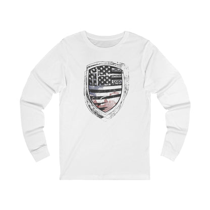 One Nation Under God Shield Tee - Long Sleeve