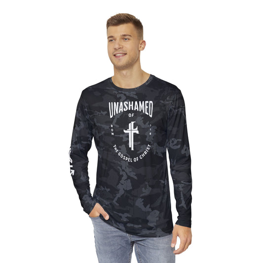 Unashamed Black Camo Long Sleeve Shirt