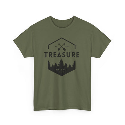 Treasure T-shirt | Matthew 6:21 - 3x, 4x, 5x Plus Sizes