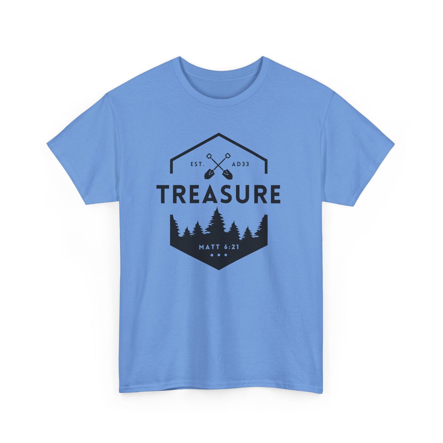 Treasure T-shirt | Matthew 6:21 - 3x, 4x, 5x Plus Sizes
