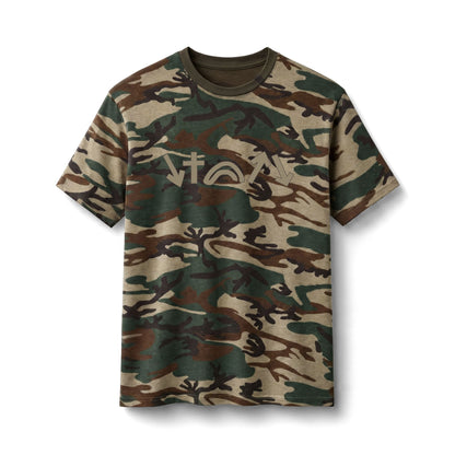 Military Camo Gospel Symbols Shirt