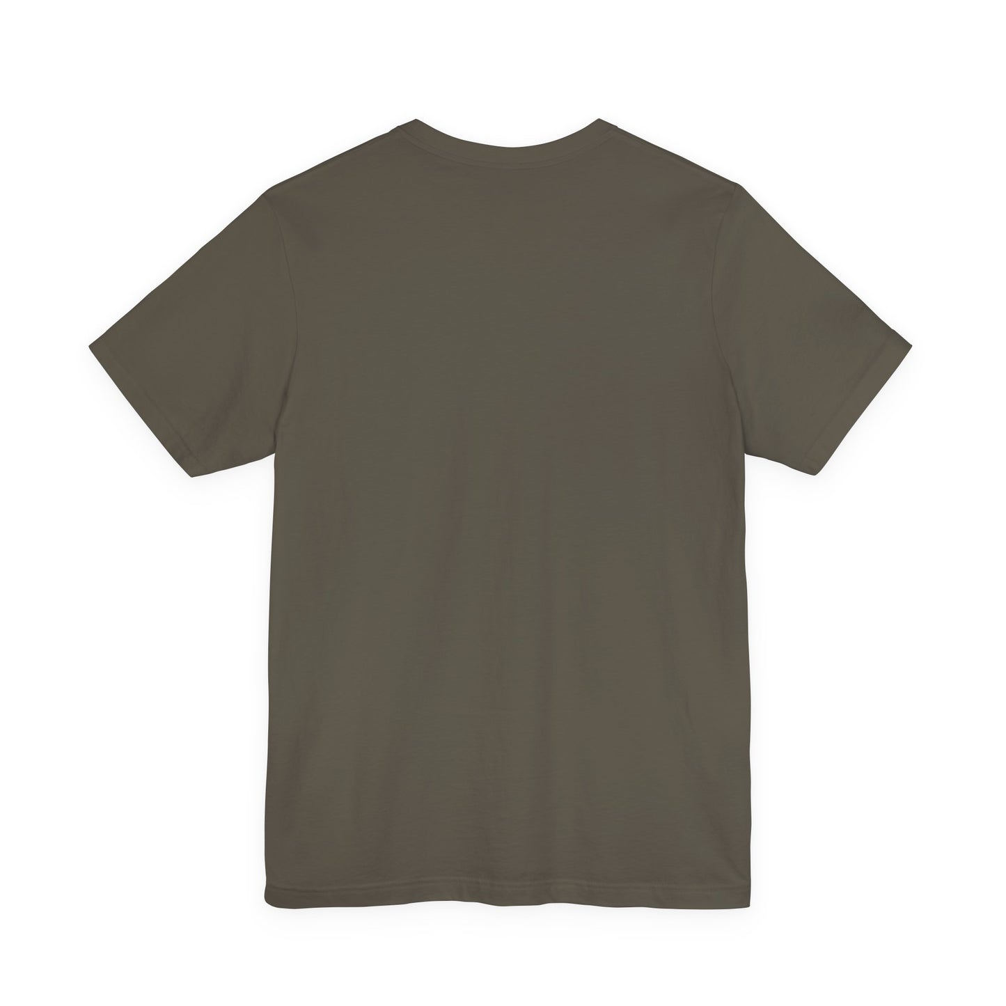 Green t-shirt on a white background