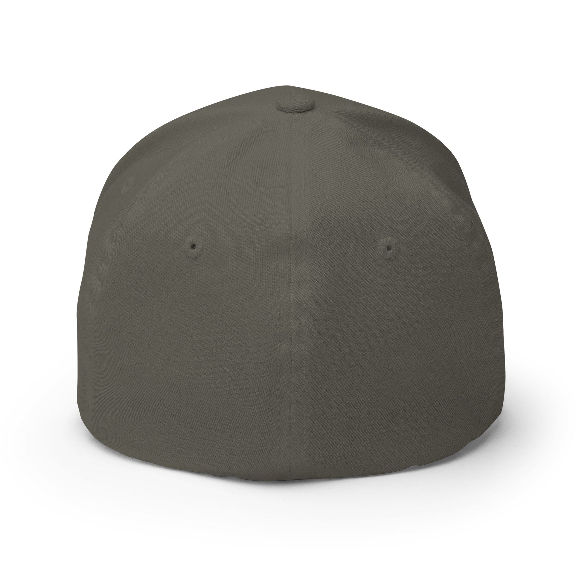 Dark gray baseball cap on a white background