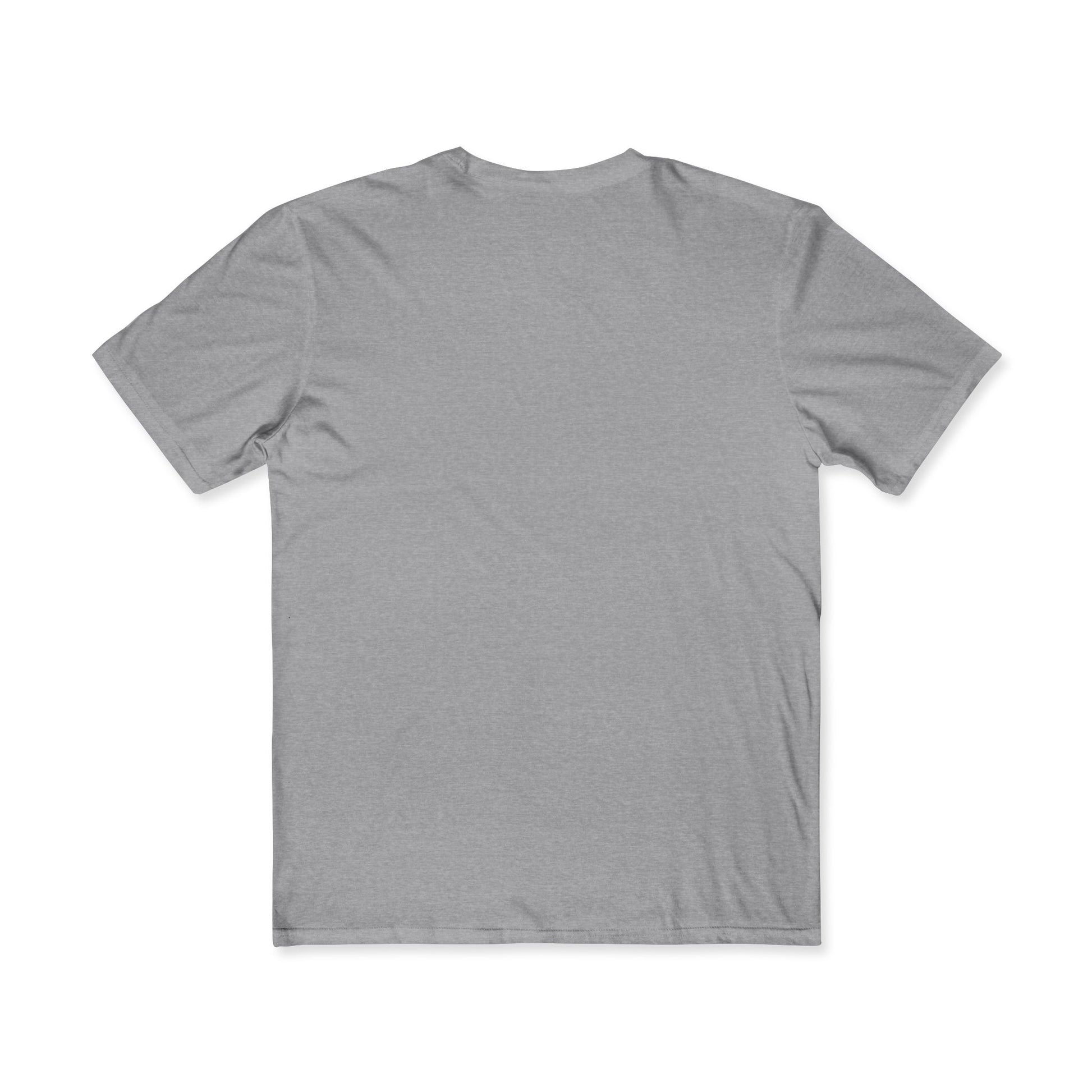 Gray t-shirt on a white background