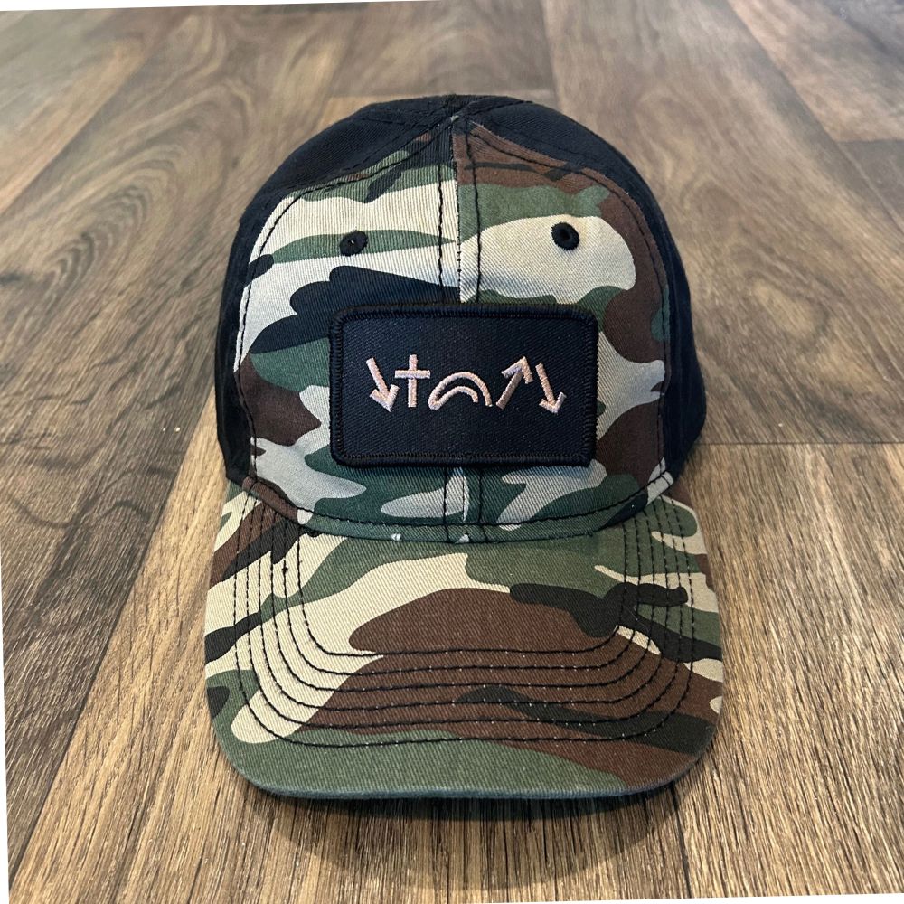 Tactical Camo | 5 Gospel Symbols Flag Hat